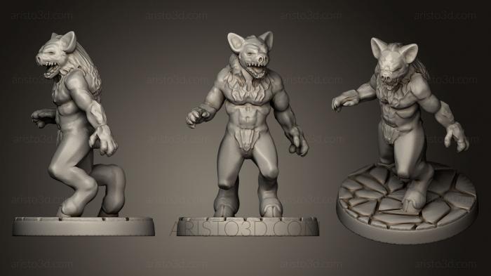 Figurines heroes, monsters and demons (STKM_0472) 3D model for CNC machine